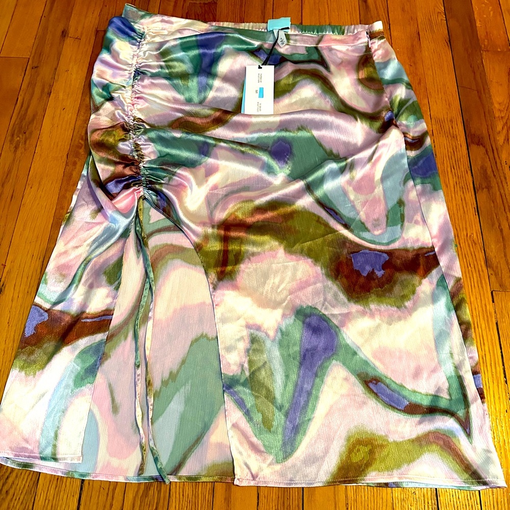 Future collection multi colored skirt NWT